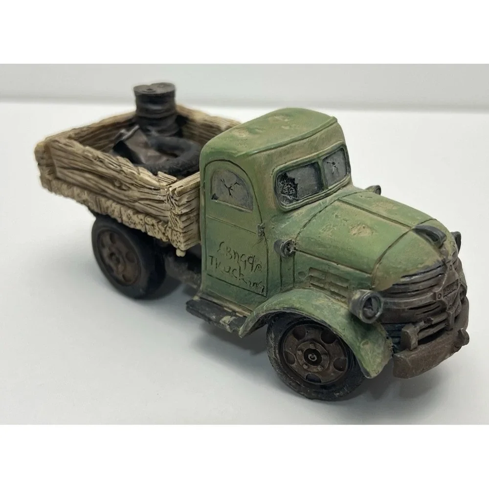 Vintage Custom Weathered Dodge Pickup Truck Model Junkyard Diorama Accessory